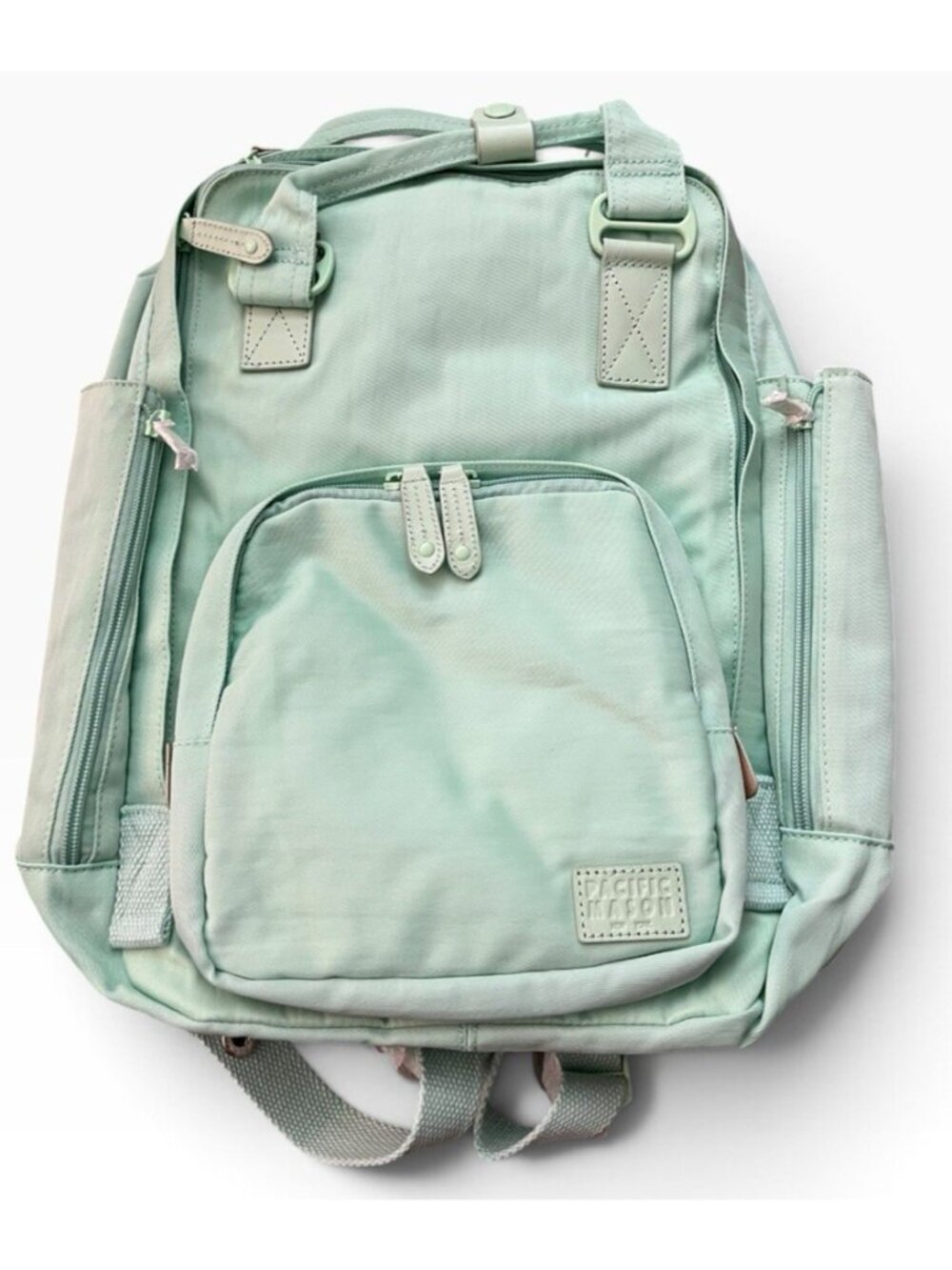 Pacific Mason Cama Medium Nyanza Luxury Backpack Laptop Bag Padded NWT - Picture 2 of 7